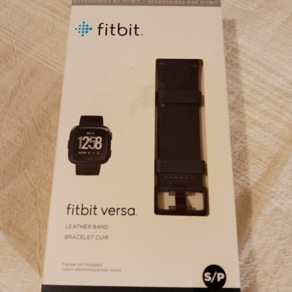 Fitbit Versa Leather Band sz S